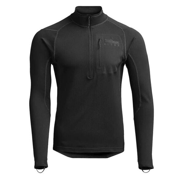 Sitka Other - Sitka Gear Core Midweight Zip-T Fleece Half Zip Chest Pocket Black Men's Size XL